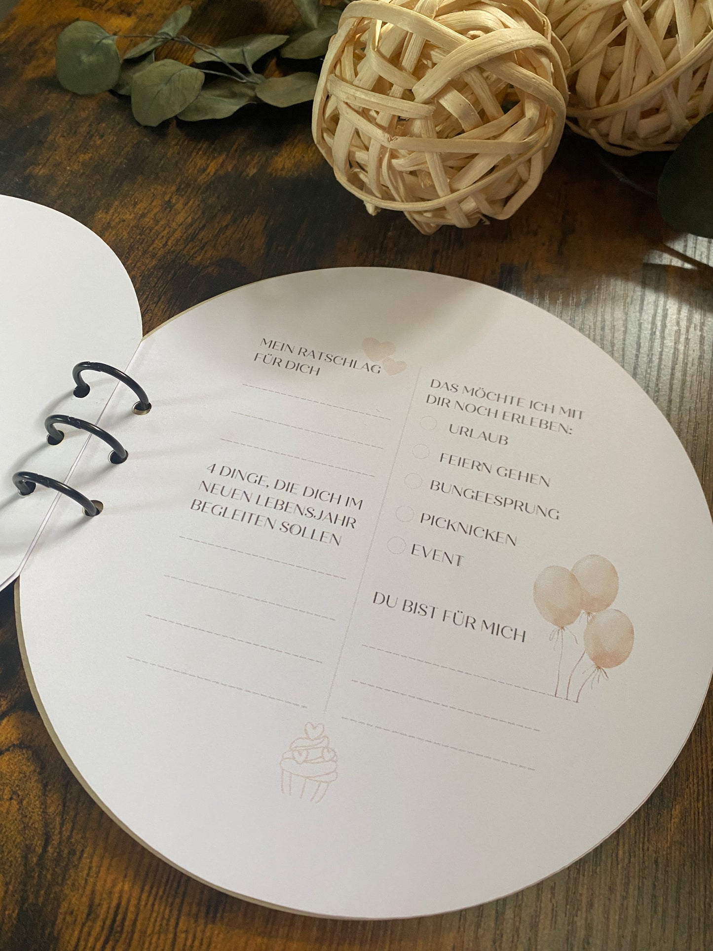 Gästebuch Geburtstag (personalisiert ohne Aufpreis)